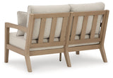 Hallow Driftwood Creek Outdoor Sofa and Loveseat with Coffee Table