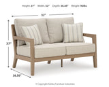 Hallow Driftwood Creek Outdoor Sofa and Loveseat with Coffee Table