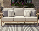 Hallow Driftwood Creek Outdoor Sofa and Loveseat with Coffee Table