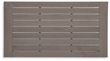 Hillside Gray/Brown Barn Outdoor Sofa and Loveseat with Coffee Table