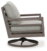 Hillside Gray/Brown Barn Outdoor Loveseat and 2 Chairs with Coffee Table