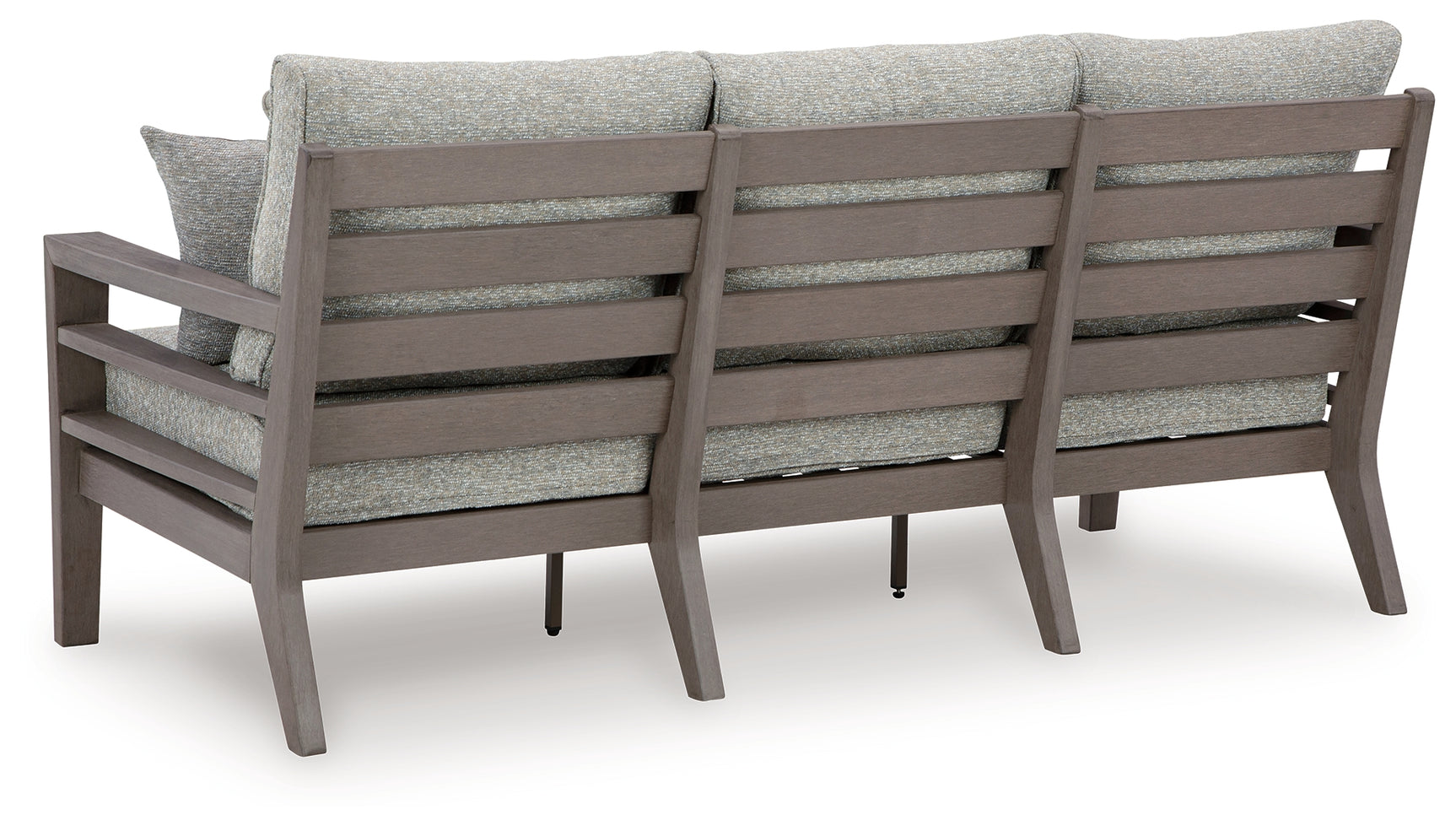 Hillside Gray/Brown Barn Outdoor Sofa and 2 Chairs with Coffee Table