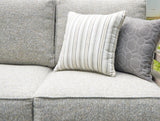 Hillside Barn Gray Brown 3-Seat Outdoor Sofa with Cushions