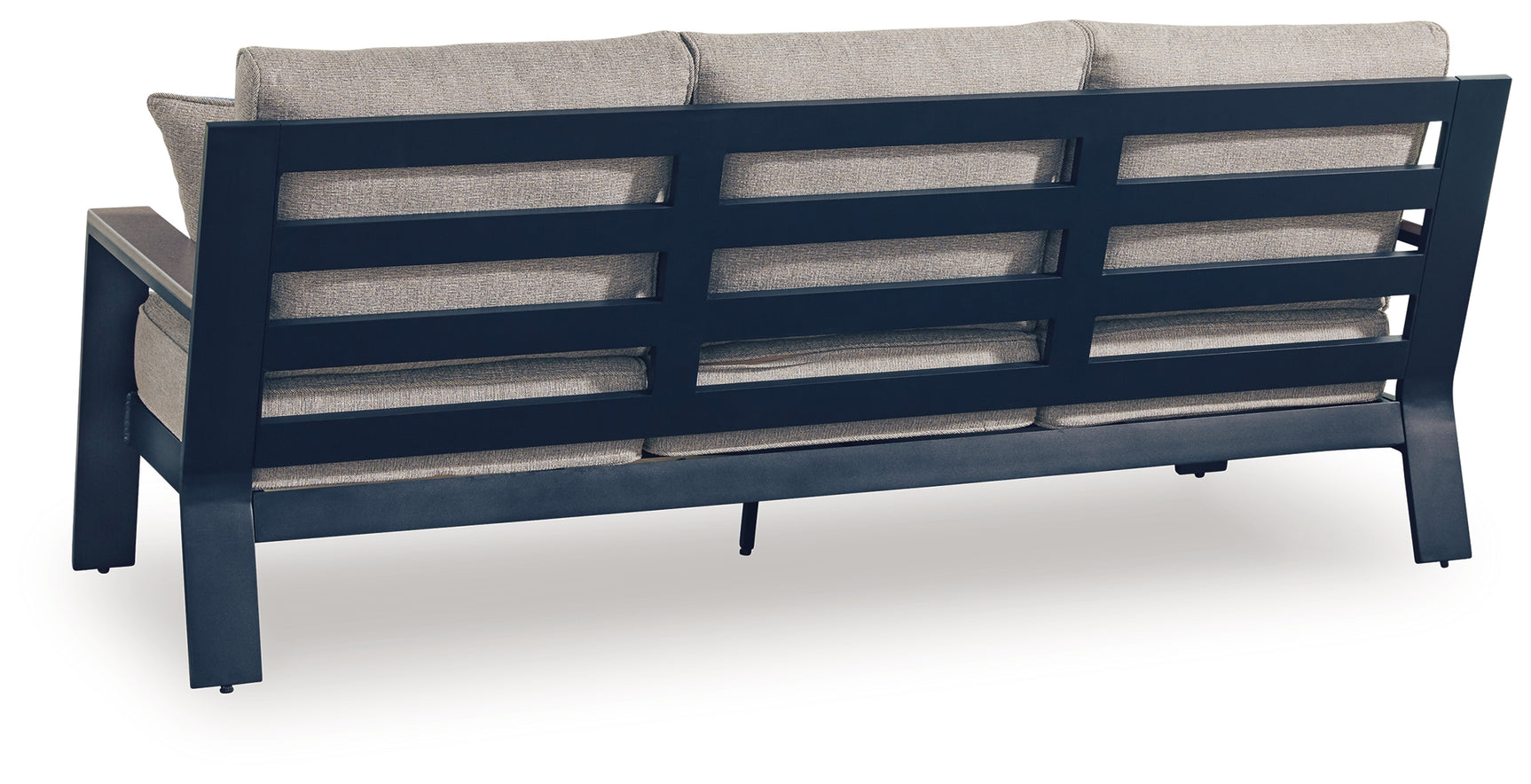 East Beach Navy Blue/Driftwood Outdoor Sofa with Cushion