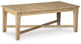 Carter Beige Hall Outdoor Sofa with 2 Lounge Chairs and Coffee Table