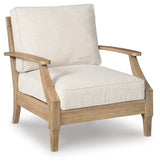 Carter Hall Beige Lounge Chair with Cushion