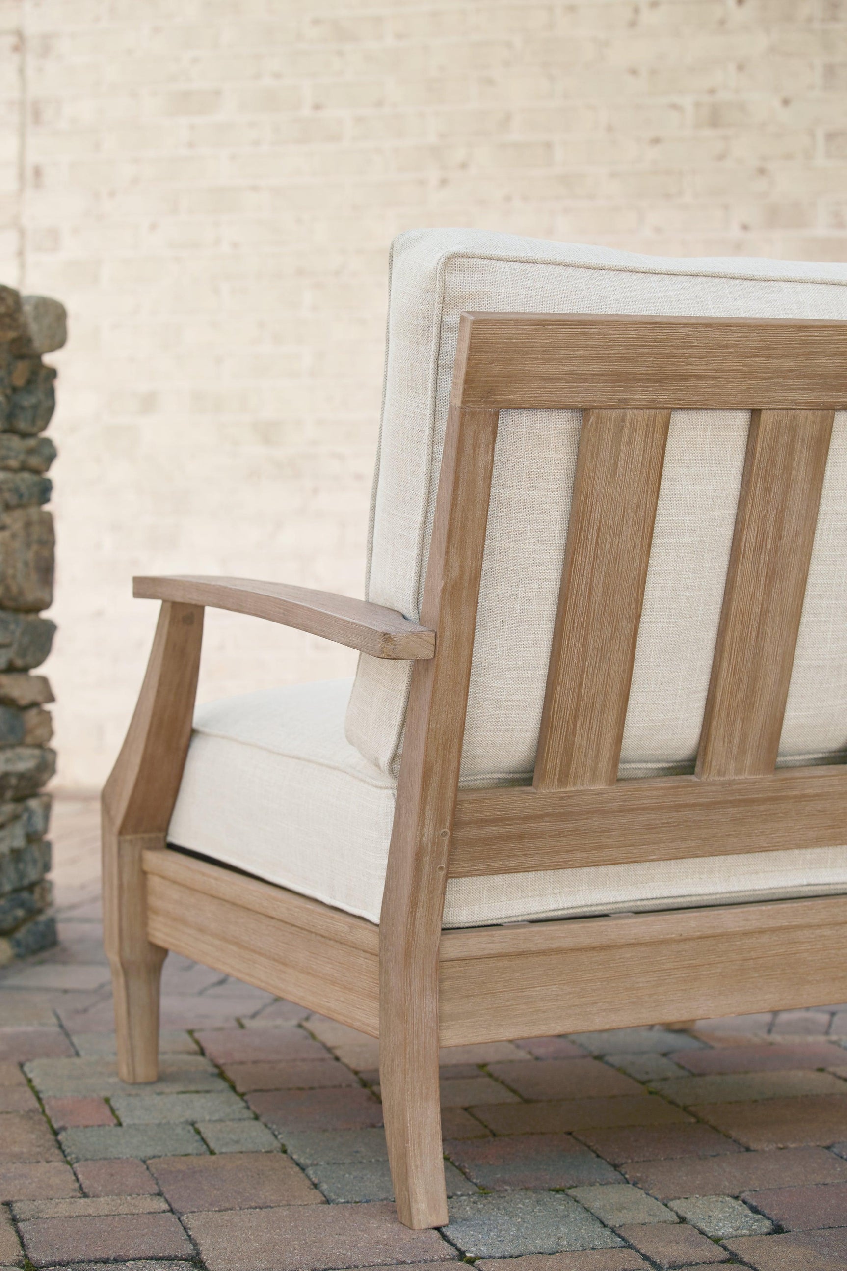 Carter Hall Beige Lounge Chair with Cushion