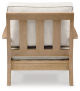 Carter Hall Beige Lounge Chair with Cushion