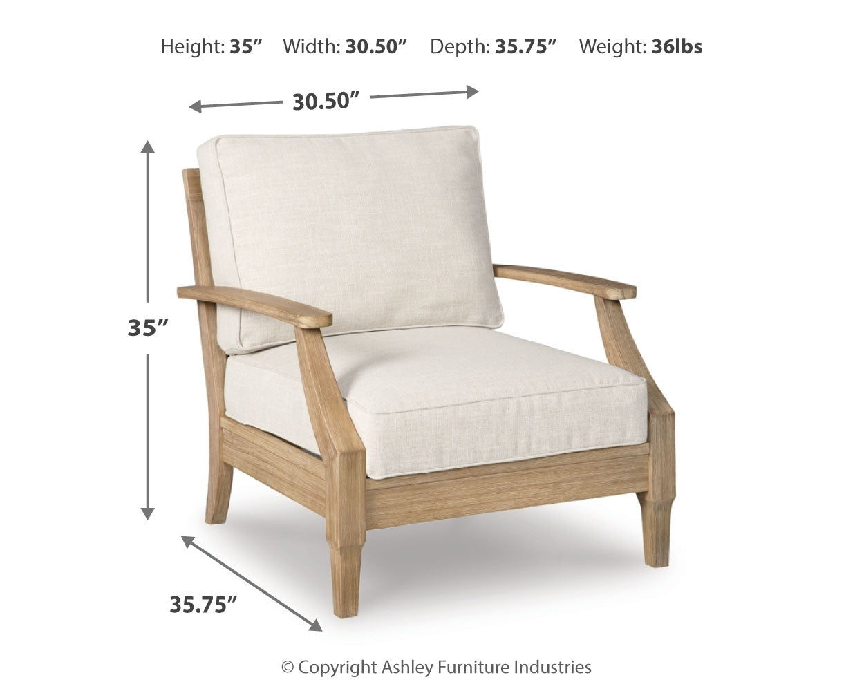 Carter Beige Hall Outdoor Sofa with 2 Lounge Chairs and Coffee Table