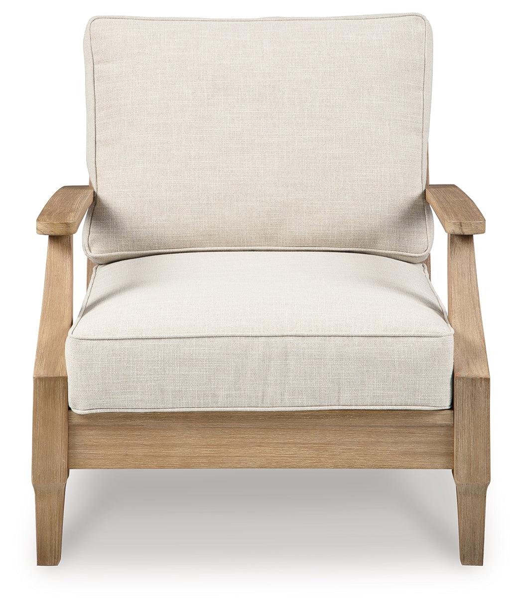 Carter Hall Beige Lounge Chair with Cushion