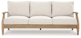 Carter Hall Beige Outdoor Sofa with Cushion