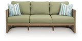 Serena Beige/Green Shores Outdoor Sofa and Chair