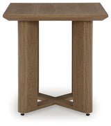 Serene Dark Brown/White Bay 2 Outdoor Lounge Chairs with End Table