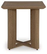 Serene Dark Brown/White Bay 2 Outdoor Lounge Chairs with End Table
