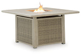 Cliff Trails Beige Fire Pit Table