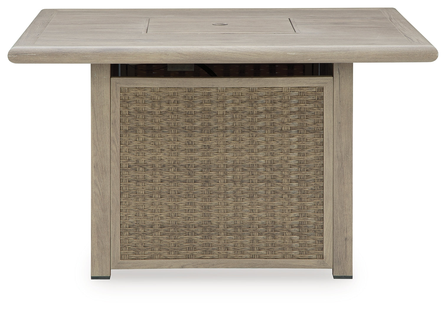 Cliff Beige Trails Outdoor Fire Pit Table and 4 Chairs