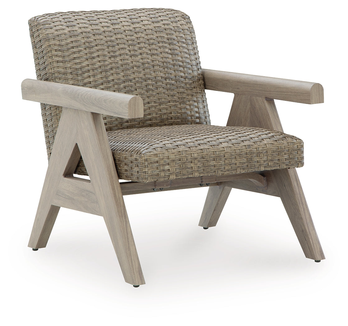 Cliff Beige Trails Outdoor Fire Pit Table and 4 Chairs