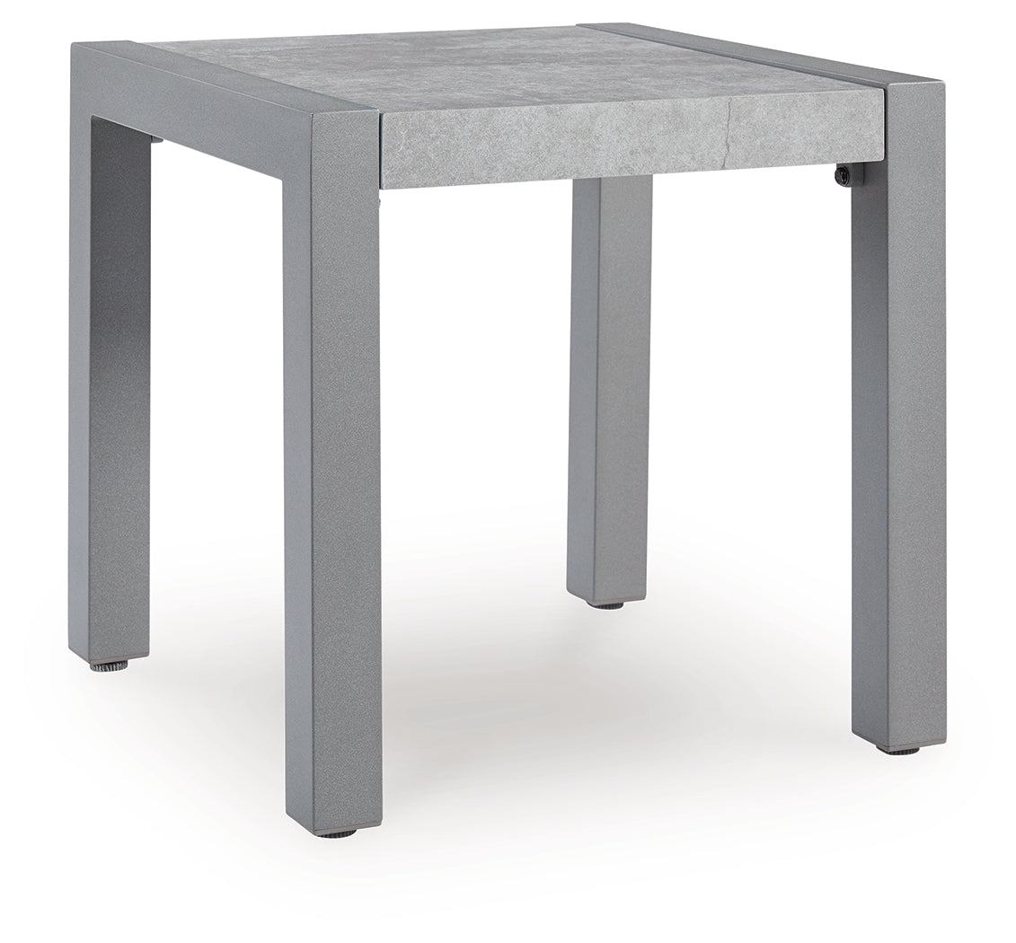 Hurley Gray Park Outdoor Sofa and Loveseat with Coffee Table and 2 End Tables