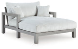 Hurley Park Gray Nuvella® Outdoor Chaise Lounge with Cushion