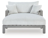 Hurley Park Gray Nuvella® Outdoor Chaise Lounge with Cushion