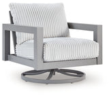 Hurley Gray Park Outdoor Loveseat with 2 Lounge Chairs