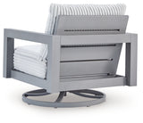 Hurley Gray Park Outdoor Loveseat with 2 Lounge Chairs