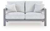 Hurley Gray Park Outdoor Loveseat with 2 Lounge Chairs