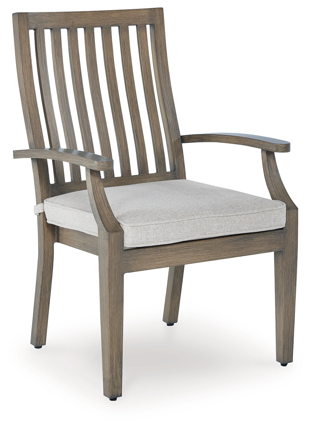 Rainier Brown/Beige Ranch Outdoor Dining Table and 4 Chairs