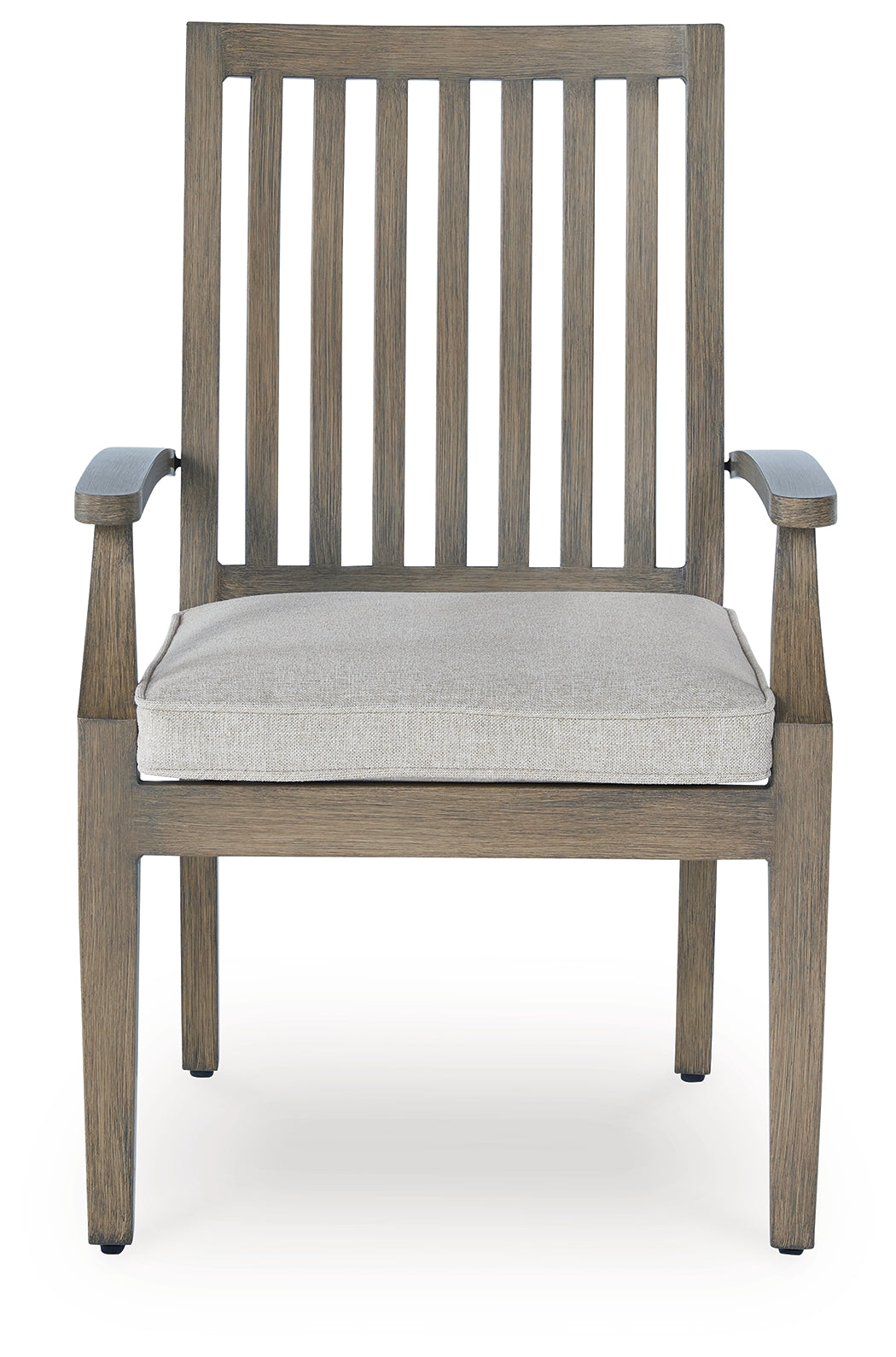 Rainier Brown/Beige Ranch Outdoor Dining Table and 4 Chairs