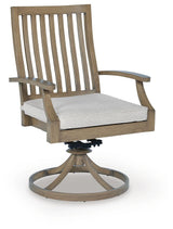 Rainier Brown/Beige Ranch Outdoor Dining Table and 4 Chairs
