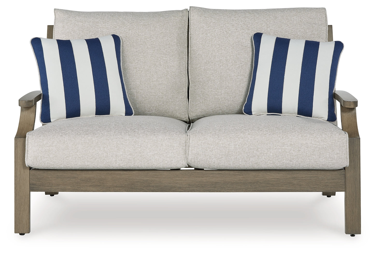 Rainier Brown/Beige Ranch Outdoor Sofa and Loveseat