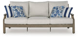 Rainier Brown/Beige Ranch Outdoor Sofa and Loveseat