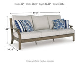 Rainier Brown/Beige Ranch Outdoor Sofa and Loveseat