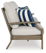 Rainier Brown/Beige Ranch Outdoor Sofa and Loveseat