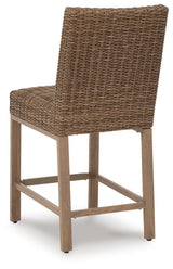 Walton Bridge Driftwood Outdoor Bar Stool (Set Of 2) - Ella Furniture