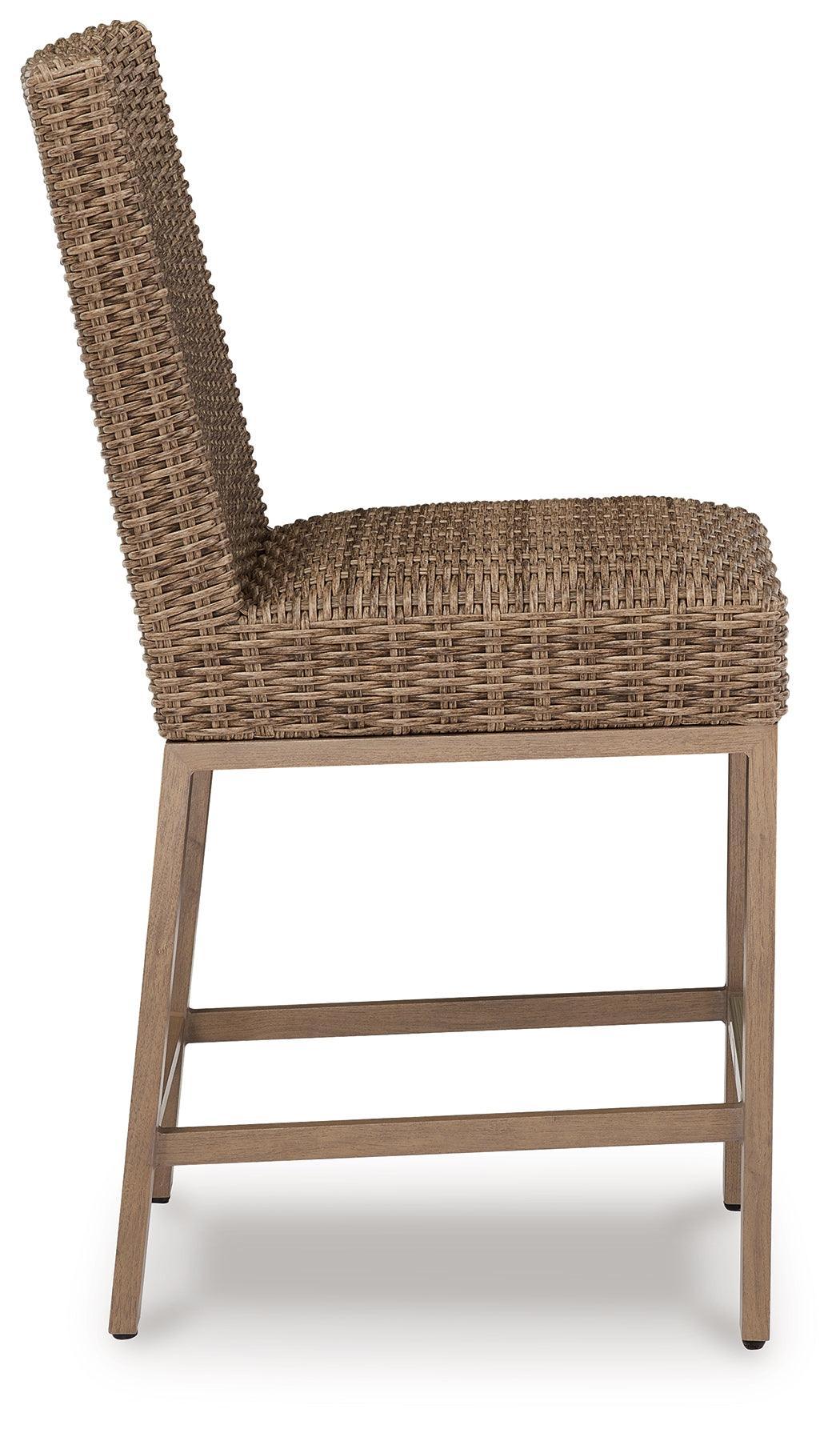 Walton Bridge Driftwood Outdoor Bar Stool (Set Of 2) - Ella Furniture