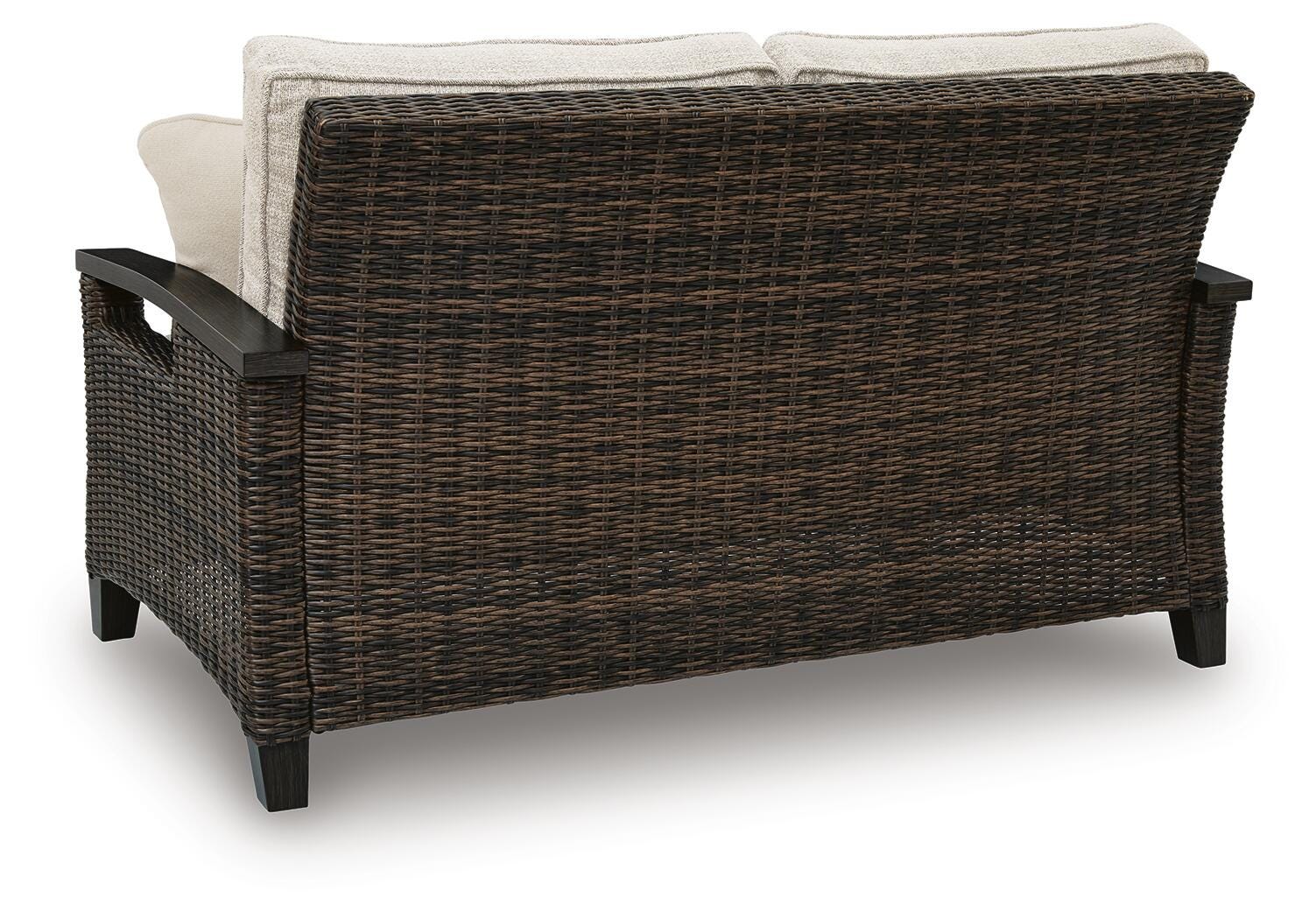 Monterey Dark Brown Point Outdoor Sofa and Loveseat