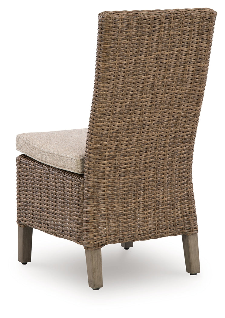 Laguna Beige Heights Outdoor Dining Table and 4 Chairs and Bench