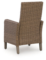 Laguna Heights Beige Arm Chair with Cushion (Set of 2)