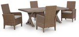 Laguna Beige Heights Outdoor Dining Table and 4 Chairs
