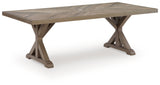 Laguna Beige Heights Outdoor Dining Table and 4 Chairs and Bench