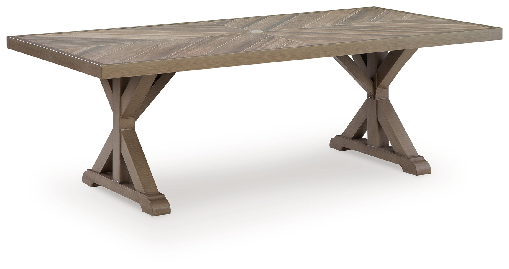 Laguna Beige Heights Outdoor Dining Table and 4 Chairs and Bench