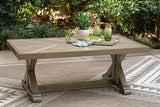 Laguna Beige Heights Outdoor Sofa and Loveseat with Coffee Table