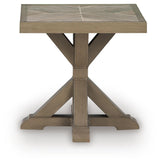 Laguna Heights Beige Outdoor End Table