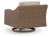 Laguna Beige Heights Outdoor Sofa and 2 Chairs with Coffee Table