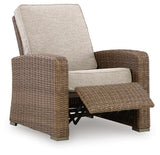 Laguna Heights Beige Outdoor Recliner
