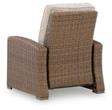 Laguna Heights Beige Outdoor Recliner