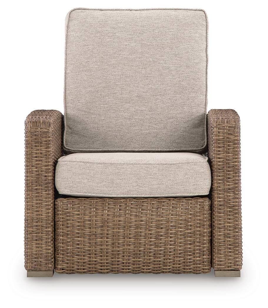 Laguna Heights Beige Outdoor Recliner