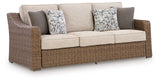 Laguna Beige Heights Outdoor Sofa and Loveseat with Lounge Chair