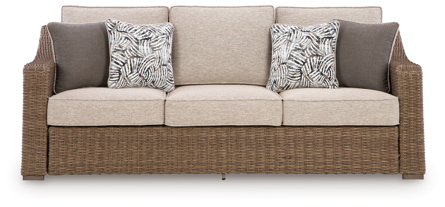 Laguna Beige Heights Outdoor Sofa and Loveseat with Lounge Chair